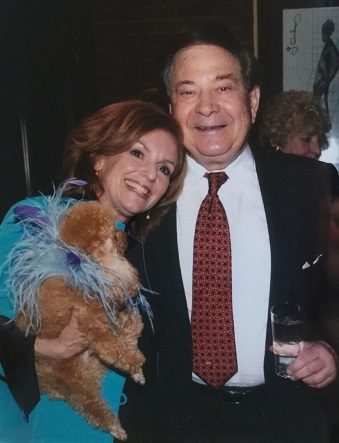 Karen and Bellini with Atlanta Rep. Elliott Levitas