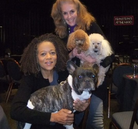 Karen and dog
