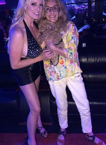 Stormy Daniels and Karen Feld