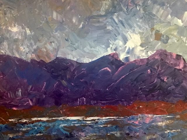 ACRYLIC WITH PALETTE KNIFE