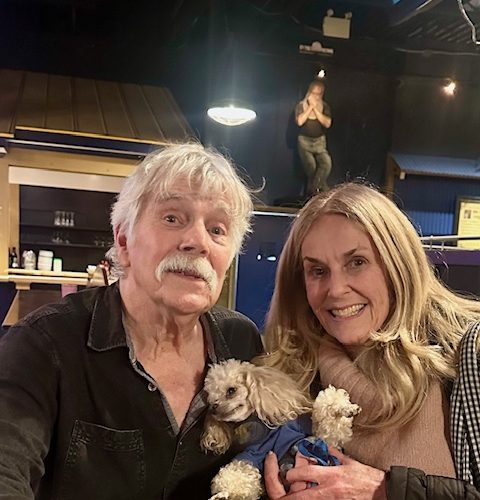 Karen and Mango catch up with singer/songwriter Tom Rush at the Birchmere Music Hall