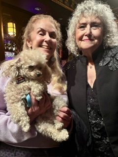 Karen and Mango with Melissa Manchester after her fabulous show at 54 Below